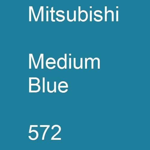 Mitsubishi, Medium Blue, 572.